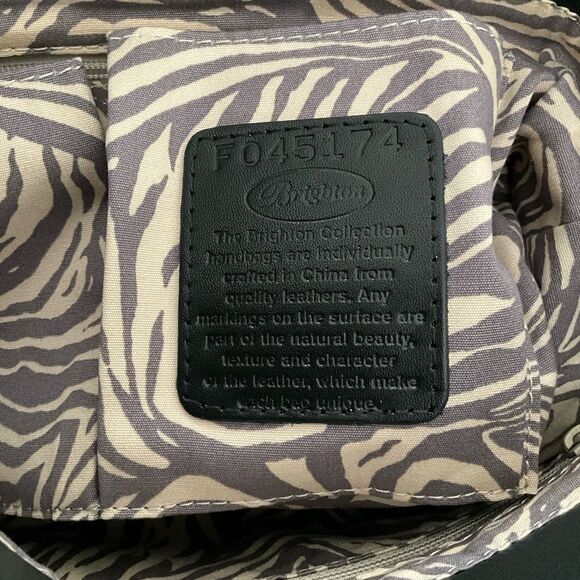 Brighton Rockwell Studded Pebbled Leather Shoulder Bag - Picture 5 of 16